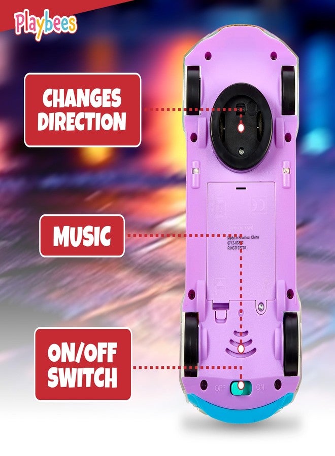 Playbees Light-Up Transparent Car Toy, Toys for Autistic Kids Ages 3-5 Sensory Toy for Kids with Autism Special Needs Toys, Bump and Go Toys for Toddlers Music and LED Effects Great Gift Idea - Image 4